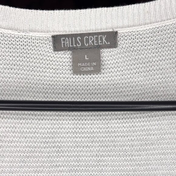 Long White Knit Cardigan - Picture 3 of 4